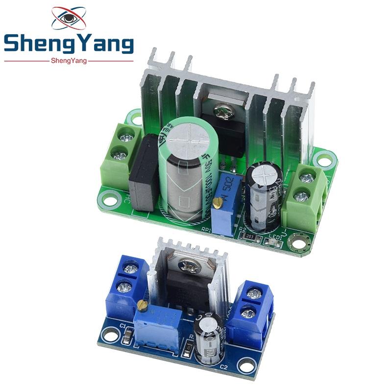 TZT LM317T DC-DC Adjustable Converter Buck Step Down Circuit Board Module Linear Regulator Power Supply with rectifier filter