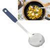 Silicone/Steel Handle Long Handle Spoon 304 Rustless Dinner Scoop Soup Ladle  Buffet Serving