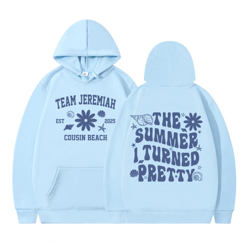 New Arrivals Couple Fashion for Fans of The Summer I Turned Pretty Printed Sweatshirt Outdoor Sport Cosplay Pullovers Hoodie