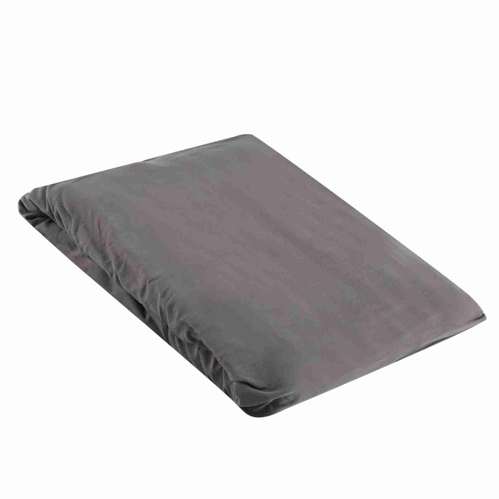 Polyester 3+2 Sitzer Ecksofa Bezug L-Form Überwurf Heimmöbel Schutz (Grau)