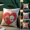 Cartoon Bubu & Dudu Lovely Pillow Case Comfort Sofa Bed Silky Elegant Invisible Zipper Decorative Cushion Cover