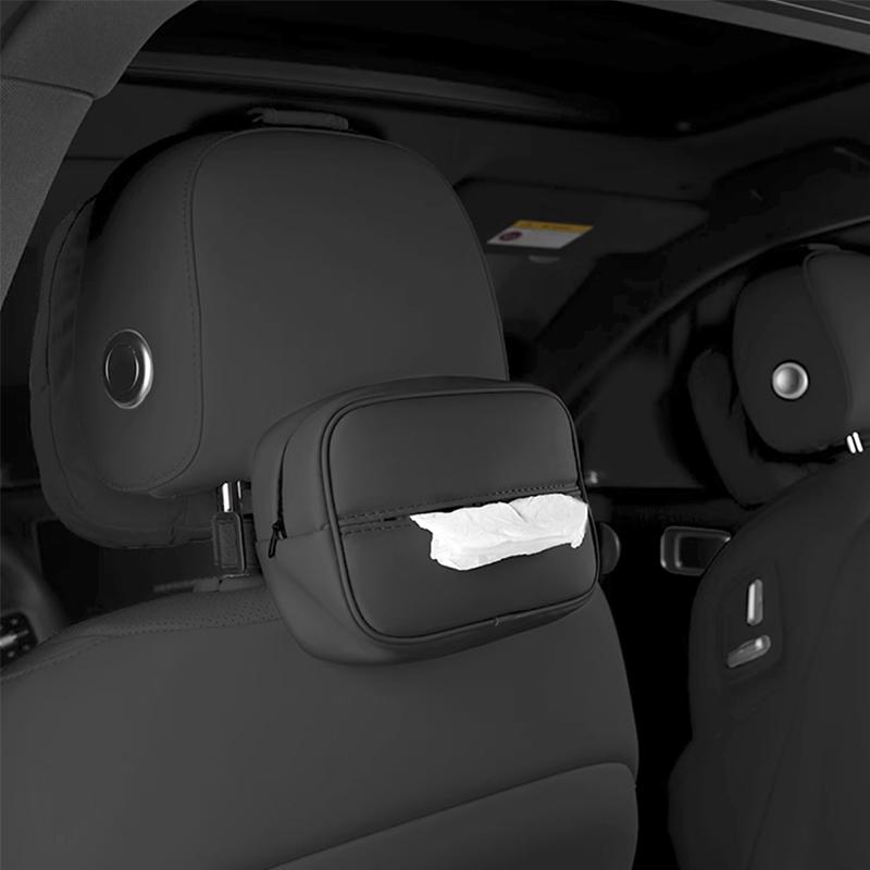 Car Tissue Bag Headrest Hanging Paper Interior Accessories