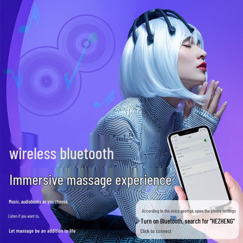 Hezheng Wireless Octopus Head Massager