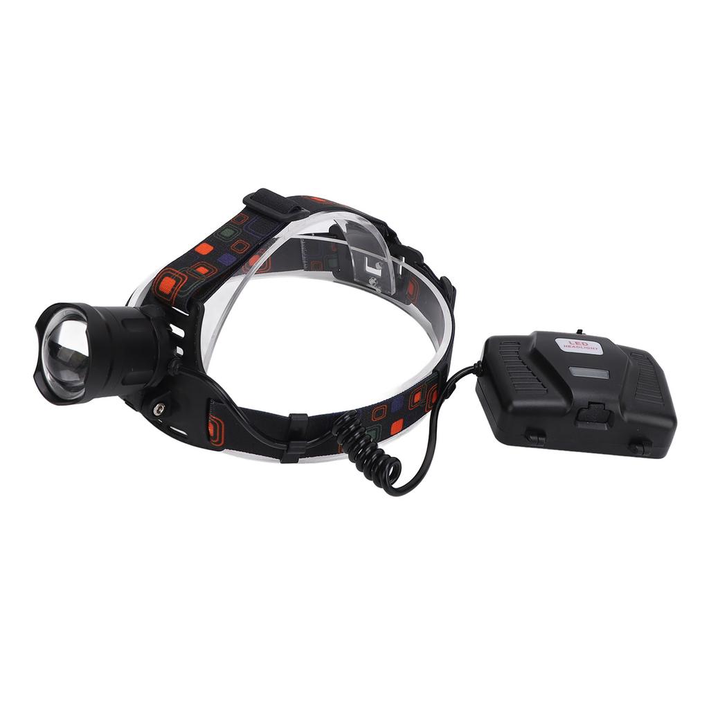 LED Headlamp High Power Adjustable Angle Telescopic Focus Waterproof Headlight for Outdoor Hiking Construction P70 LED