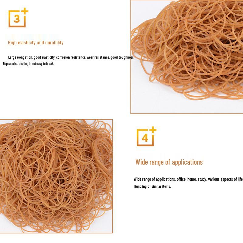High-Quality 80g Elastic Rubber Bands - Round and Durable