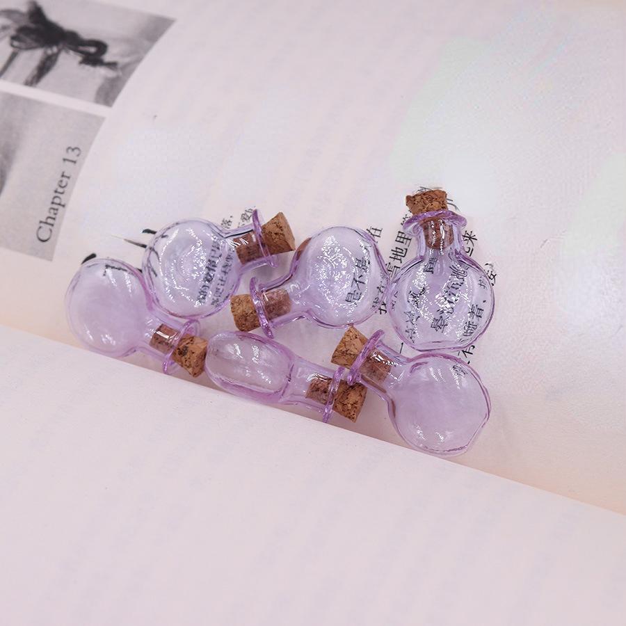 Doplňky pro kutily Ručně vyrobený materiál Příslušenství Skleněná láhev na přání Driftovací láhev s dřevěnou zátkou Kreativní driftovací láhev