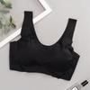 Ice Silk Bra Seamless Vest Bras Women Push Up Underwear Sleep Top Padded Lingerie Bralette