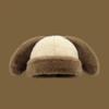 Ear Protection Rabbit Ear Hat Cute Rabbit Ear Bucket Hat Warm Fur Winter Hat  Winter