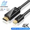 4k Mini DP To HDMI-compatible Cable Adapter for MacBook Pro Air Mini DisplayPort Thunderbolt To HDMI-compatible Converter Cable