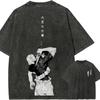 Toji Fushiguro Maki Zenin T-shirt Jujutsu Kaisen Bloed Manga T Vintage Gewassen Retro Anime Streetwear Top