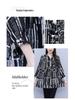 2024 Spring/Summer Chic Chiffon Shirt - Plus Size, Loose Fit, Three-Quarter Sleeves for Middle-Aged Women