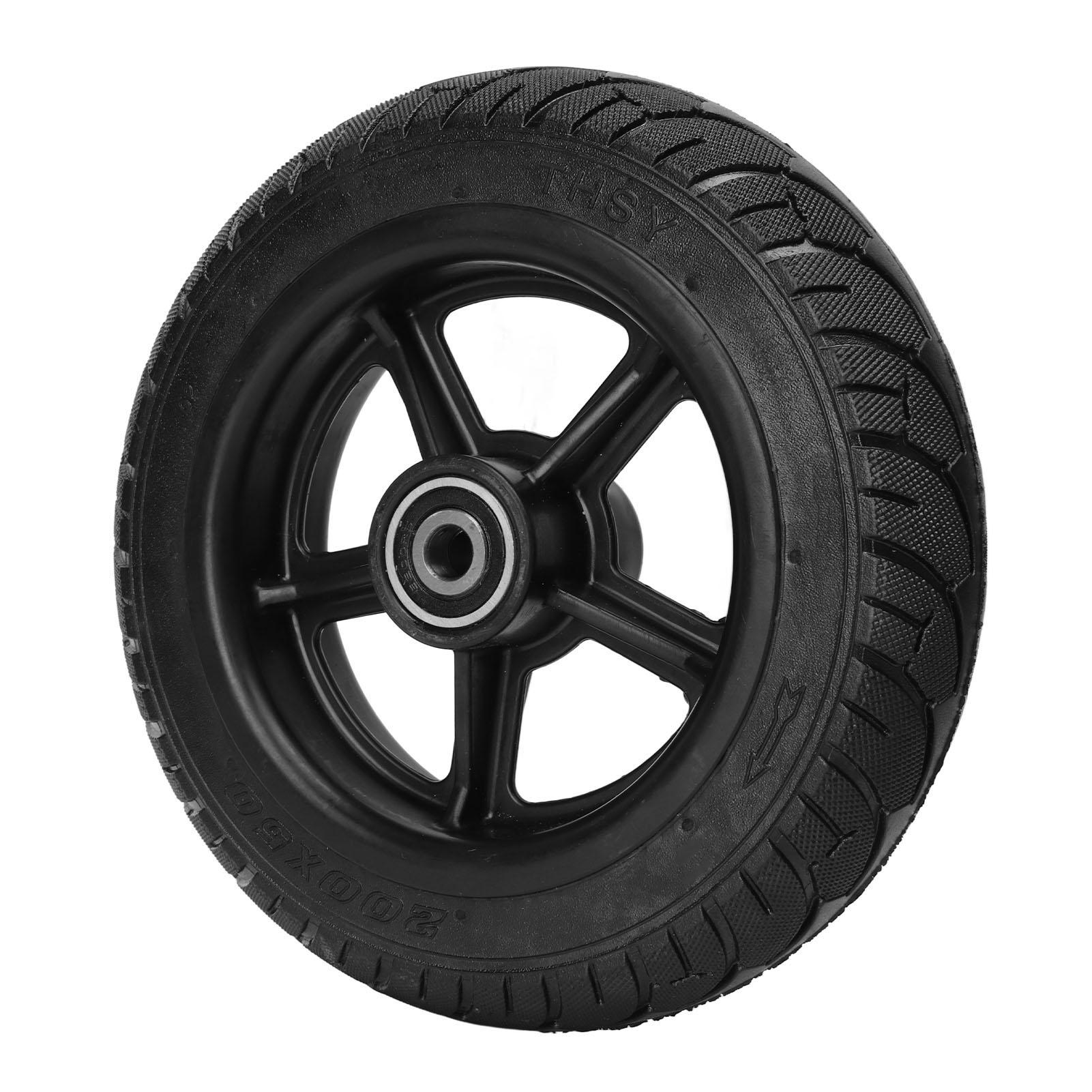 

Electric Scooter Tire 8 Inch Prevent Slip Shock Absorbing Explosion Proof Solid Scooter Front Wheel Hub Tyre