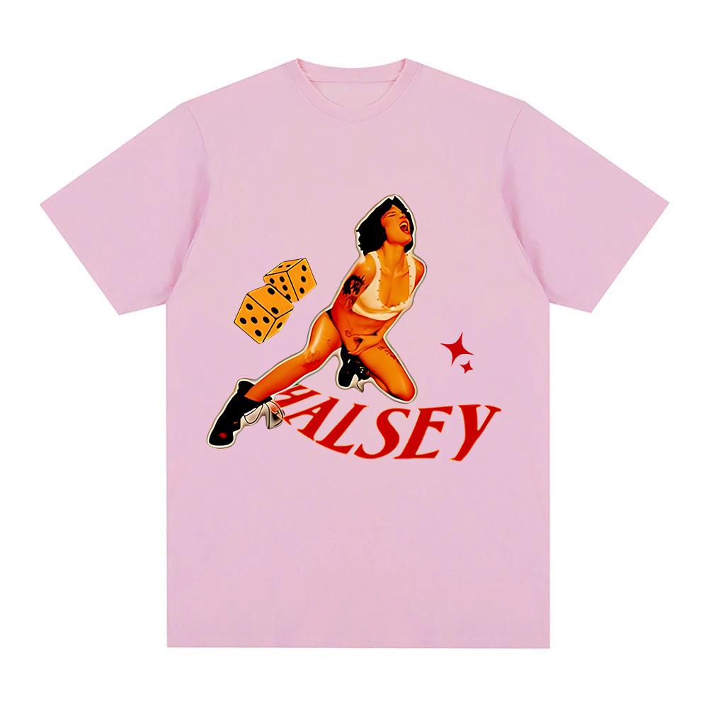 Halsey Safeword 2025 T-Shirt Women/Men Unisex Summer Fashion Clothing Casual Cotton Short Sleeve Tshirt Streetwear Y2K Trend Tee
