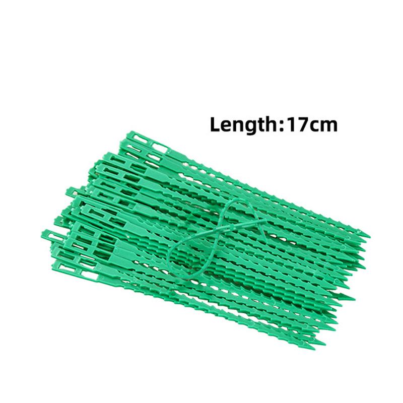 50pcs Reusable Adjustable Garden Cable Ties Plant Support Shrub Fastener Tree Fixer Nylon Cable Tool