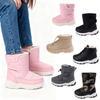Winter Children's Snow Boots: Thick Warm Magic Sticker, Soft Sole Casual Sports Shoes for Boys