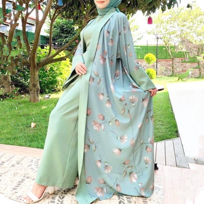 2022 Loriya Nahöstlich Dubai Türkisch Einfarbiges Kleid Jumpsuit LR537
