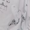 MAXZA Croquis Print Volume Sleeve Shirt Blouse Zc06qb021on
