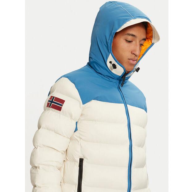 Зимняя куртка Napapijri A-Arbogne NP0A4IBG бежевого цвета, стандартный крой