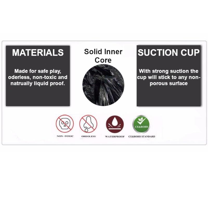 Faak Fantasy Dildo Dong Gummi Buttplug Rosa 12.3Cm 5Cm Dick Nicht Vibrierende Buttplugs