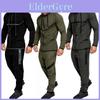 Stylish Men Tracksuit With Hooded Design And Adjustable Waistline For Comfort