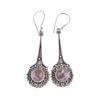 Rare Ametrine Gemstone 925 Sterling Silver Jewelry Handmade Dangle Earrings2.52" EE-77-29