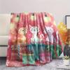 Cat Gifts  Print Flannel Blanket, High quality Comfortable for All Seasons, Home Decor, Warmth and Comfort