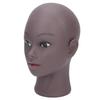 African Model Mannequin Head Hat Wig Jewelry Display Practice Black Bald Manikin Head