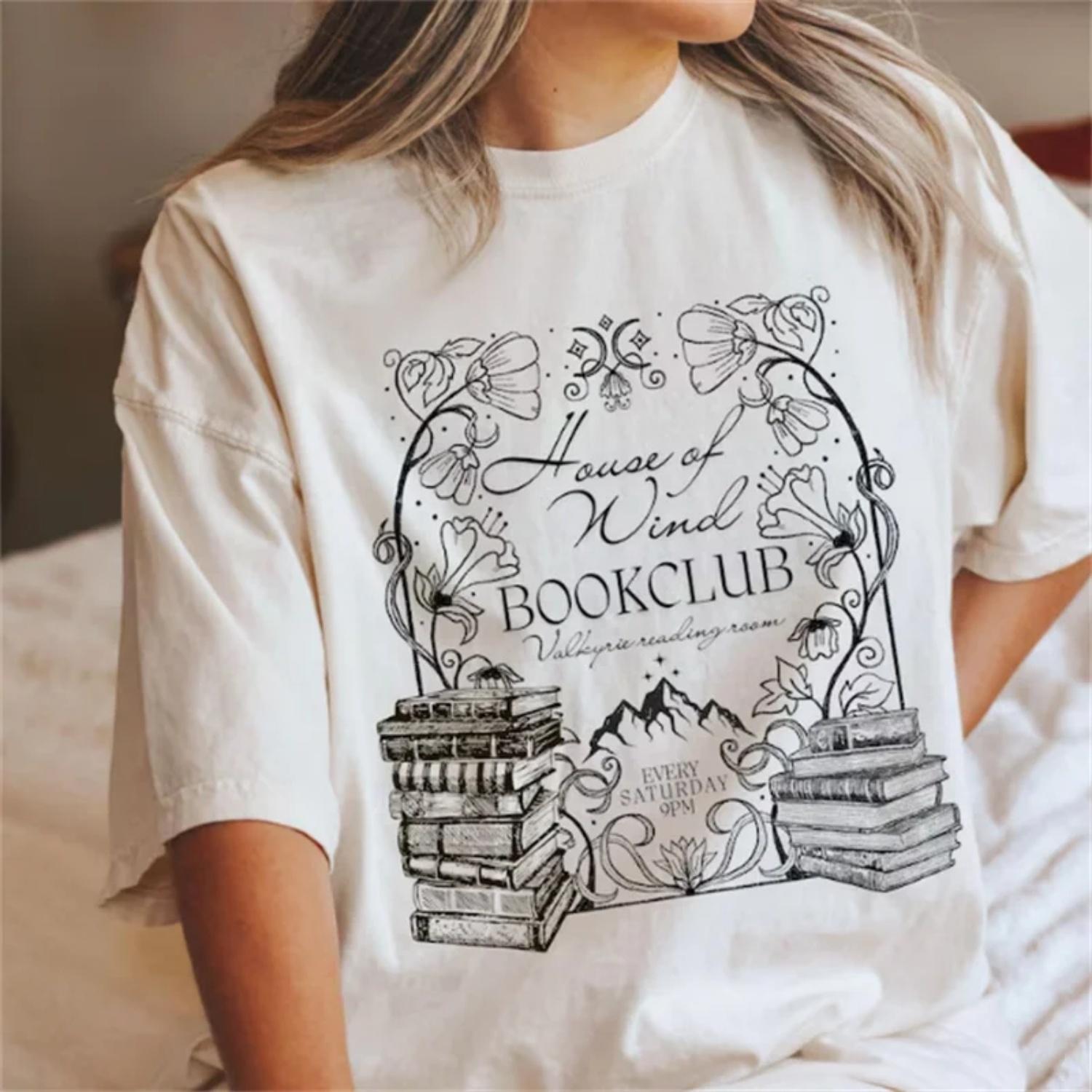Book Printed Retro Pattern T-Shirt Fashion Top O-Neck Style Printed Regular Versatile Casual Summer Women s Cartoon T-Shirt S