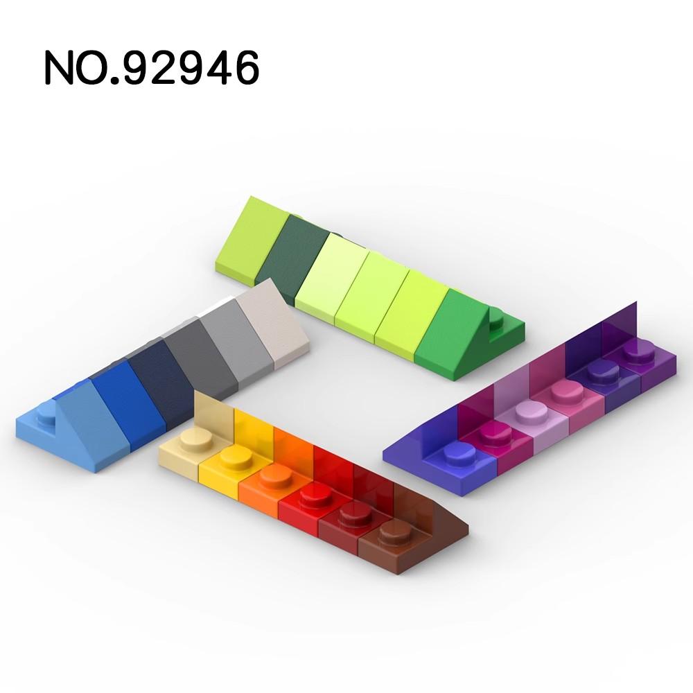 20pcsMOC Parts 92946 Slope 45° 2 x 1 with 2/3 Cutout Compatible Bricks DIY Assmble Building Blocks Particle Kid Brain Toy Gif