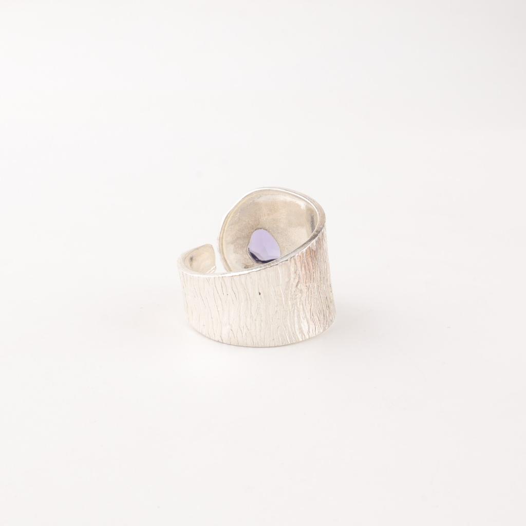 Iolite Gemstone 925 Sterling Silver Handmade Jewelry Fashionable Ring For Wife RR-63-7
