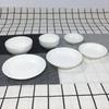 Pure White Ceramic Condiment Dishes - 3.8-inch (Set of 10)
