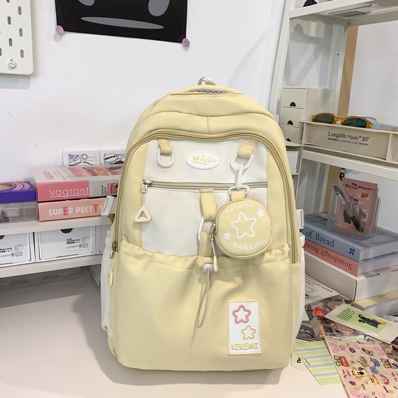 Student Backpack New Style Middle School Backpack for Women Large Capacity School Bag High Value Travel Bag Women Backpack