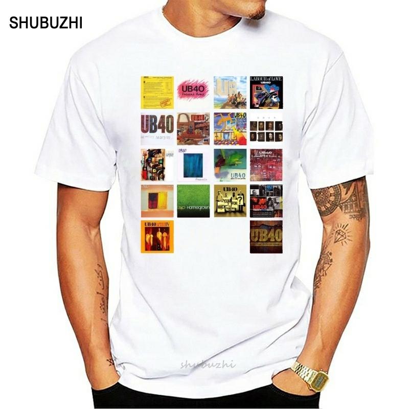 UB40 VARIOUS COLOURS CREW NECK SHORT SLEEVE TSHIRT Brand Cotton Men Clothing Male Slim Fit T Shirt Short Sleeve Basic Tops