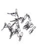 Premium For Sea Fishing Clip Down Swivels 20PCS 304 Stainless Steel 18mm Size