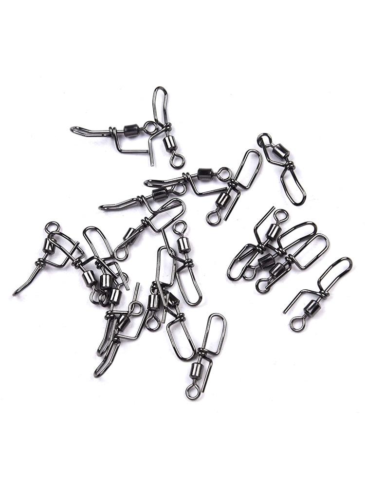 Premium For Sea Fishing Clip Down Swivels 20PCS 304 Stainless Steel 18mm Size