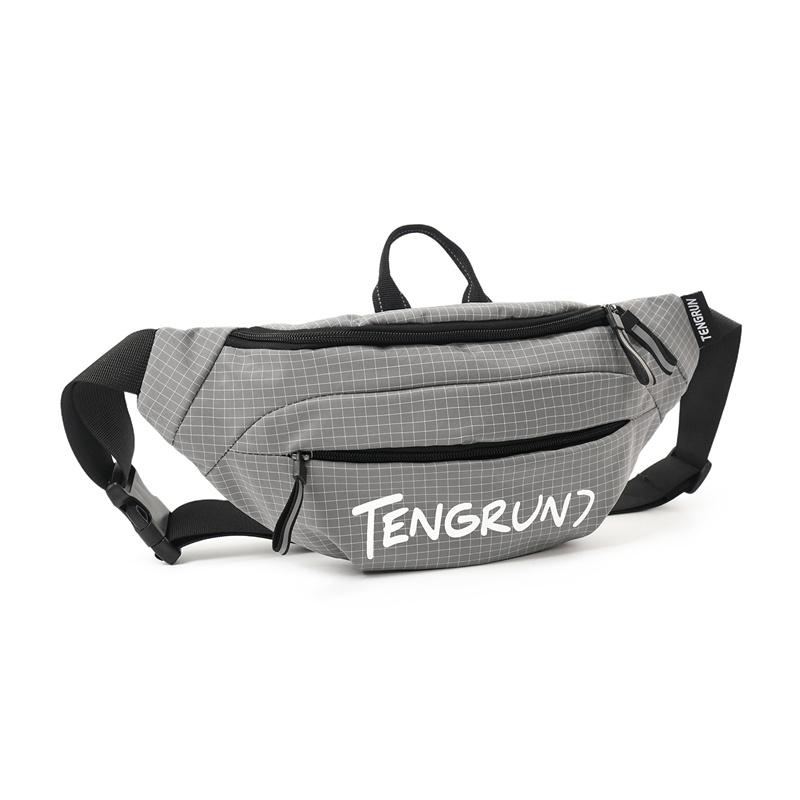 Letter Crossbody Bag Men's Chest Bag Sports Waist Bag Women's Mobile Phone Shoulder Bag