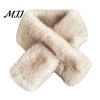 Soft Plush Winter Scarf Faux Fur Collar for Women, Neck Warmer Scarf, Fluffy Stylish Warm Coats Scarves, Thanksgiving Christmas Fashion Gifts Mothers