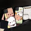 Character Bubu And Dudu Phone Case For IPhone 17 16 15 14 13 Plus 12 11 Pro Max PC+TPU Cases Back Cover