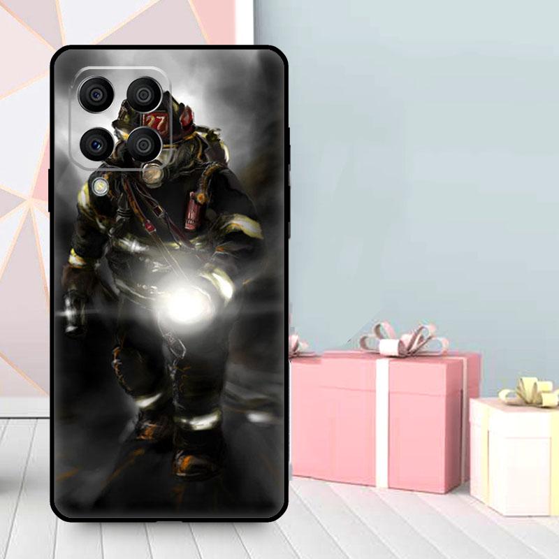 Firefighter Heroes Fireman Cool Case For Samsung Galaxy M06 M11 M31 M14 M34 M54 M12 M32 M52 M15 M13 M16 M36 M56 M53 M35 M55