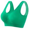 New Women's S-5XL Seamless Bra Push-Up Sports Bra Non-wire Crop Tops Solid Color Sexy Lingerie No Pads Breathable Female Brassiere