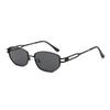 Retro Polygonal Metal Sunglasses: European & American Style, Small Frame, UV Protection, Fashion Streetwear