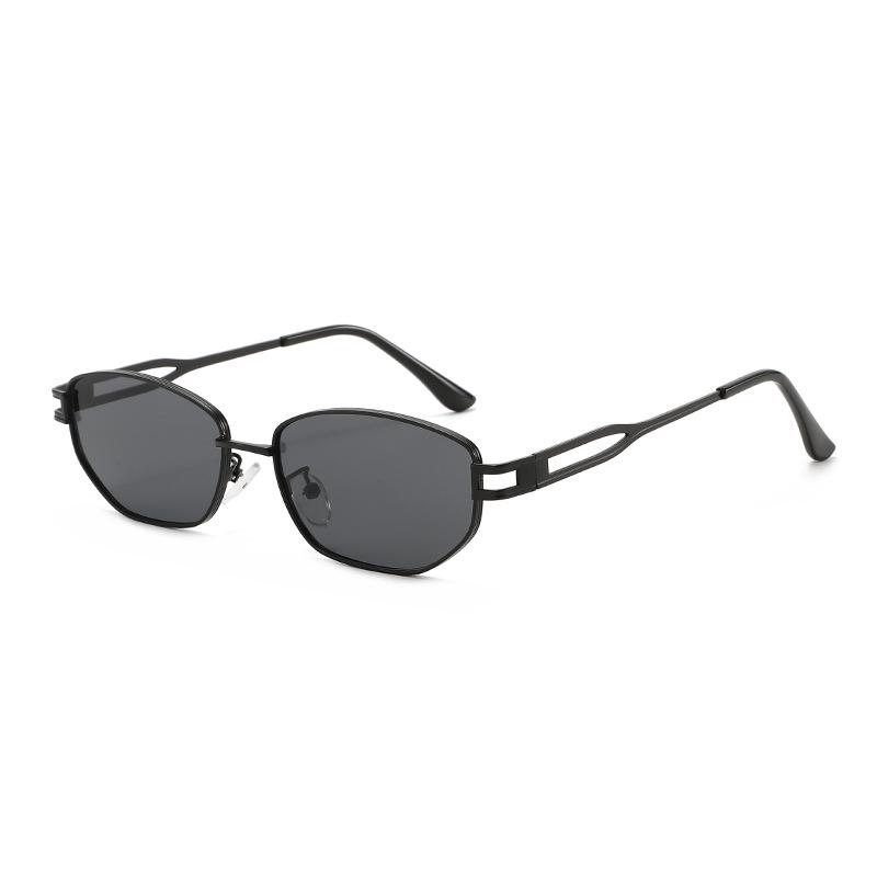 Retro Polygonal Metal Sunglasses: European & American Style, Small Frame, UV Protection, Fashion Streetwear