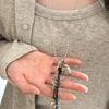 Multi-element Necklace - Women's Fall/winter Heart-shaped Grape Pendant Long Cardigan Chain Accessory