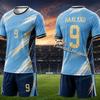 Special Edition Haaland No.9 Football Jersey Tee Shorts Set Fashion Fans Shirt Shorts Autumn Adult/Kid 2 Piece Set Tracksuits