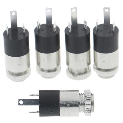 5Pcs Silver Pj392 3.5Mm Stereo Female Audio Headphone Connector Jack Socket Plug