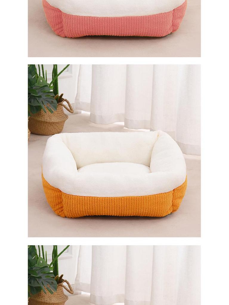 Four Seasons Universal Cat Nest: Warm, Semi-Enclosed Pet Cushion and Bed for Cats and Small Dogs