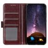 For Samsung Galaxy S24 FE Case PU Leather Wallet Crazy Horse Texture Phone Cover