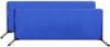 2-piece Table Tennis Fence Net, Blue Court Equipment Ball-proof Fence, Floor Divider Type, with Baffle, 233cm X 75cm, Made of 420D Oxford Cloth for