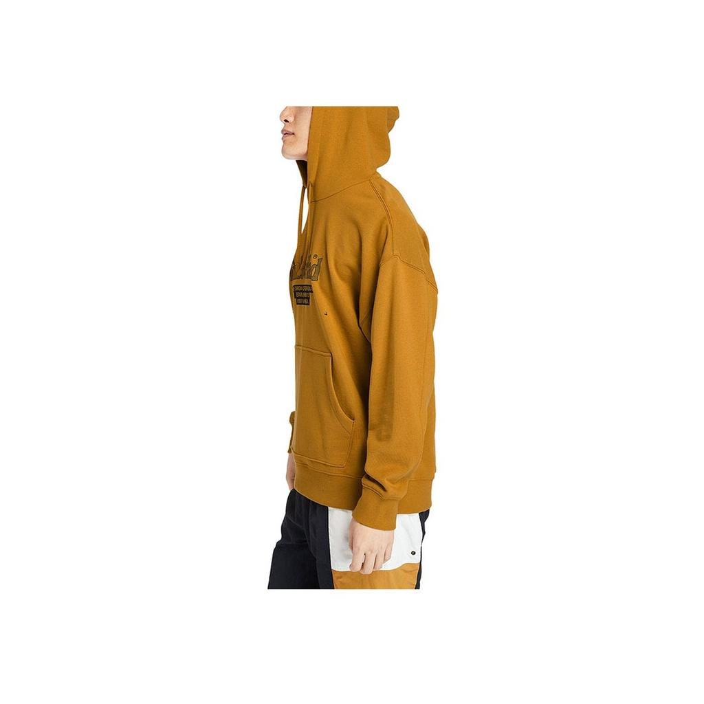Timberland Logo Print Outdoor Casual Hoodie Men Hoodies Wheat A2D6Z-P47