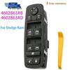 4602863AB 4602863AD For Dodge Ram 1500 2500 3500 2009 2010 2011 2012 Front Left Electric Power Lifter Window Switch Button Parts